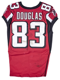 2014 Harry Douglas Game Used Atlanta Falcons Home Jersey Photo Matched To 10/26/2014 (NFL-PSA/DNA)